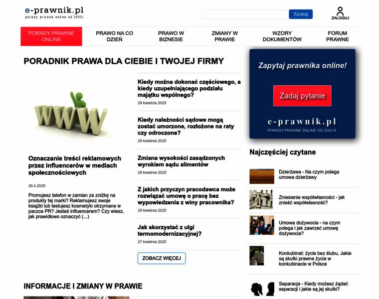 E-prawnik.pl thumbnail E-prawnik.pl thumbnail