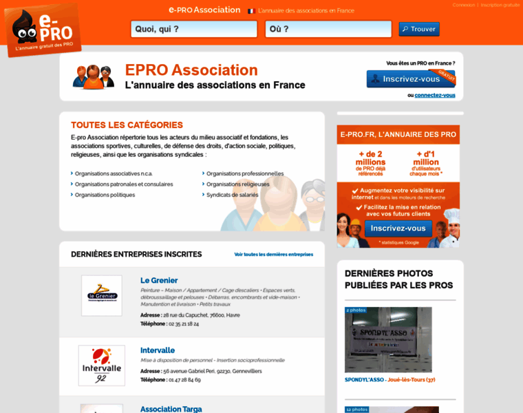 E-pro-association.fr thumbnail