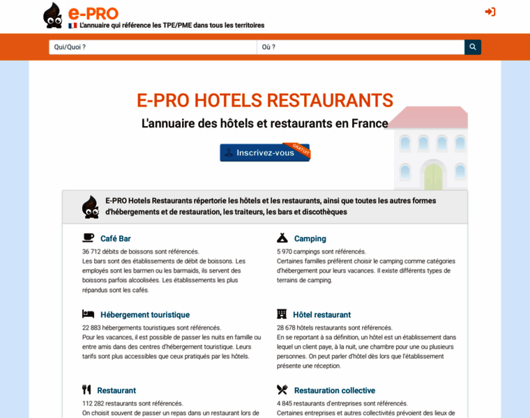 E-pro-hotel-restaurant.fr thumbnail