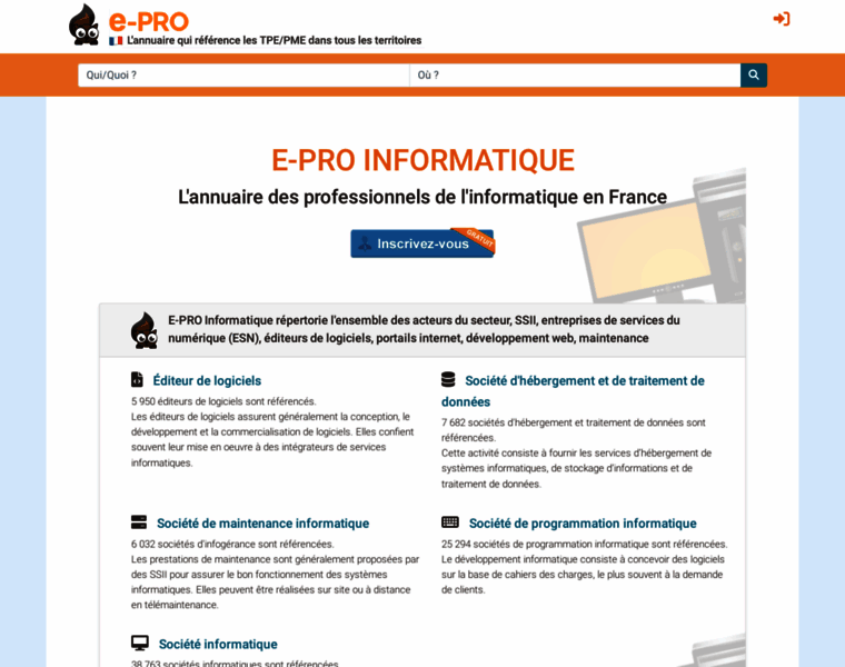 E-pro-informatique.fr thumbnail