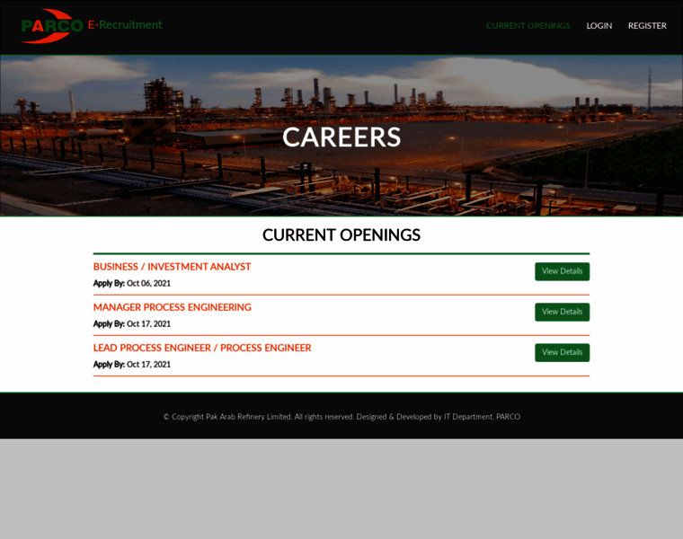 E-recruitment.parco.com.pk thumbnail