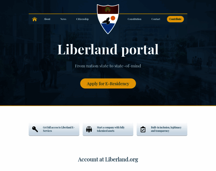 E-residency.liberland.org thumbnail