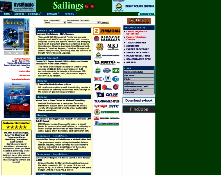 E-sailings.com thumbnail