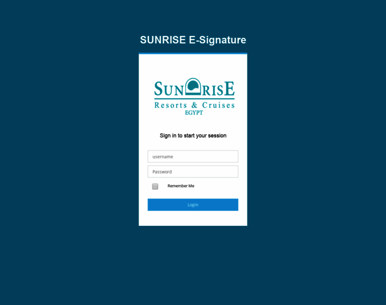 E-signature.sunrise-resorts.com thumbnail