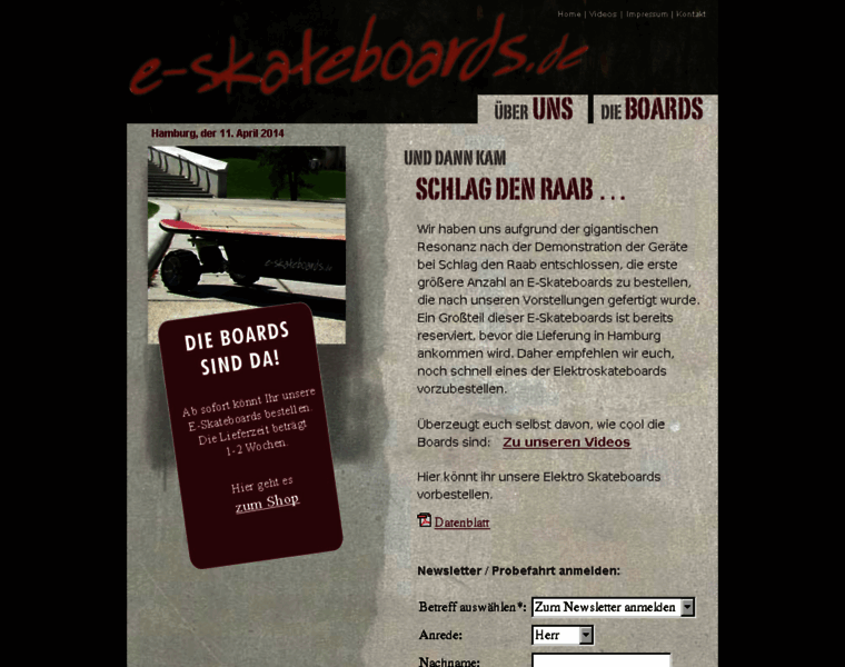 E-skateboards.de thumbnail