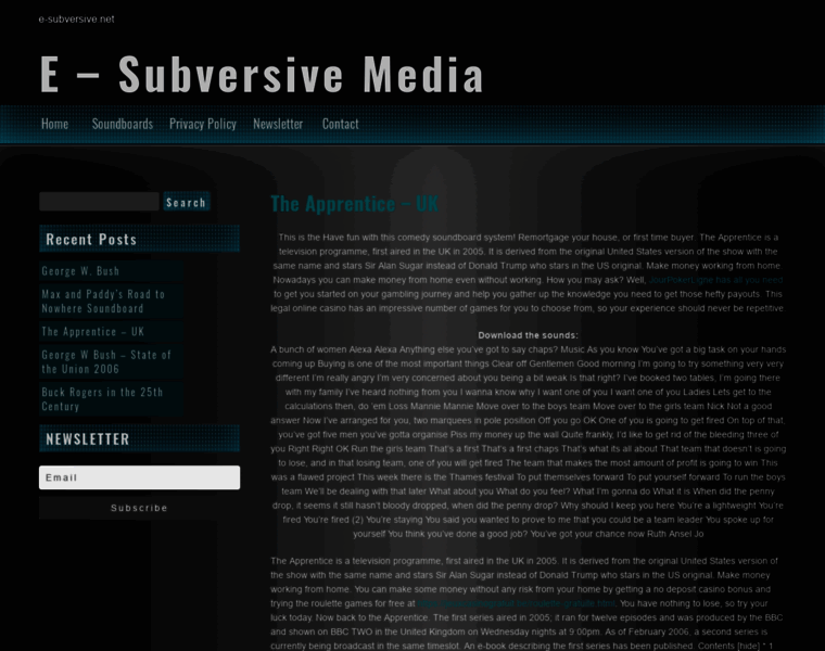 E-subversive.net thumbnail