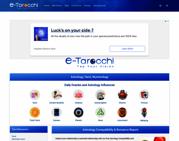 E-tarocchi.com thumbnail