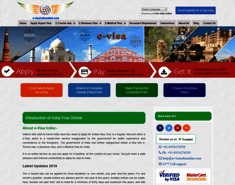 E-visaindiaonline.com thumbnail