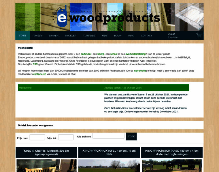 E-woodproducts.be thumbnail