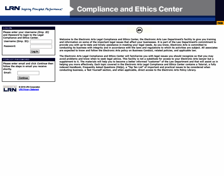 Ea-legalcompliance-lcec.lrn.com thumbnail