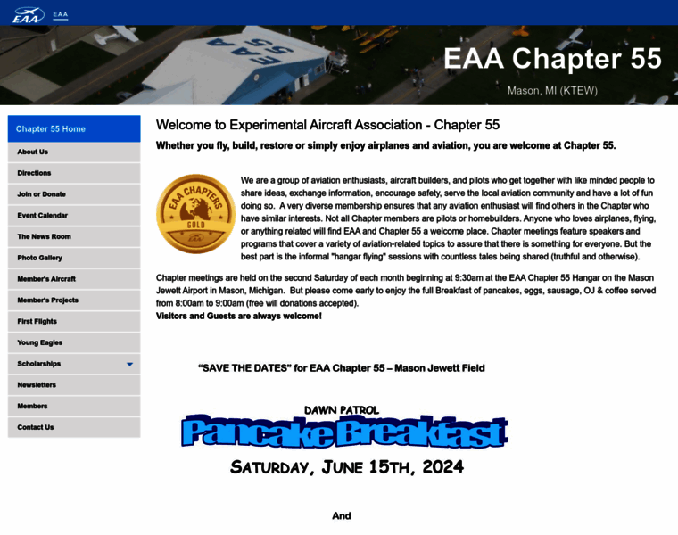 Eaa55.org thumbnail