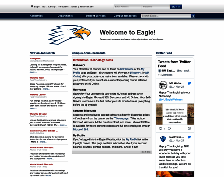 Eagle.northwestu.edu thumbnail Eagle.northwestu.edu thumbnail