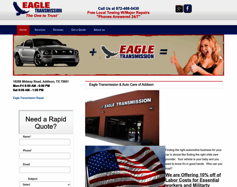 Eagleaddison.com thumbnail
