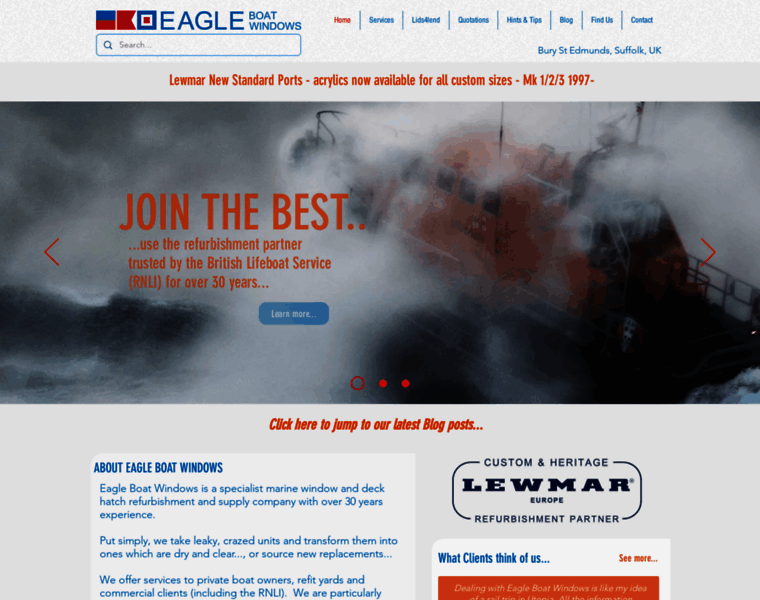Eagleboatwindows.co.uk thumbnail