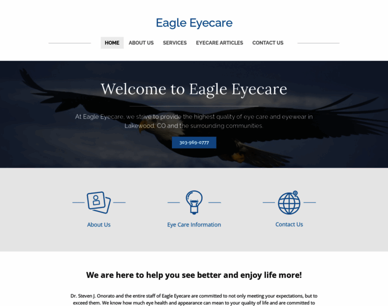 Eagleeyecare.com thumbnail