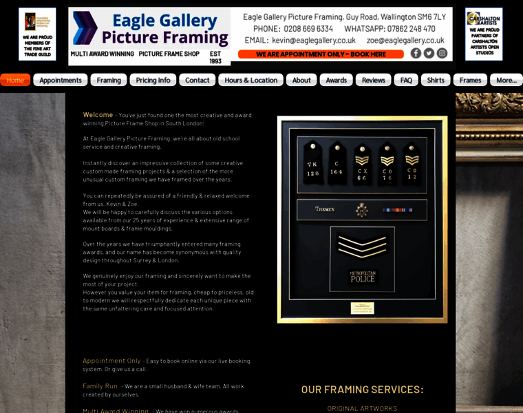 Eaglegallery.co.uk thumbnail