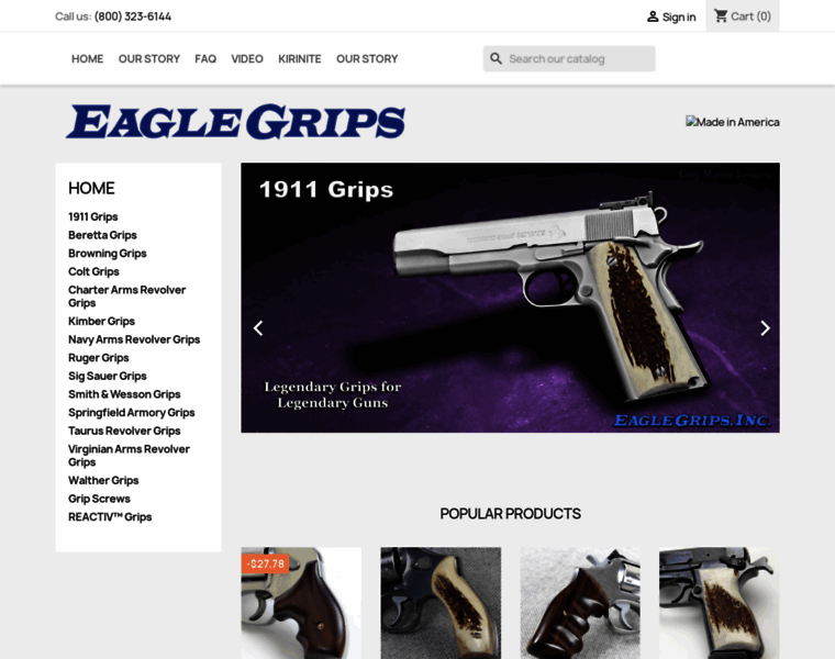 Eaglegrips.com thumbnail
