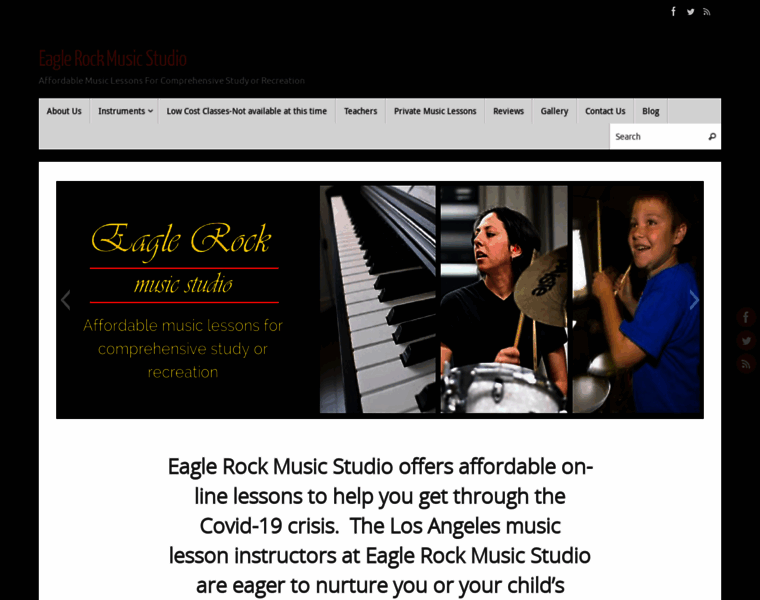 Eaglerockmusicstudio.com thumbnail