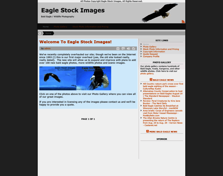 Eaglestock.com thumbnail