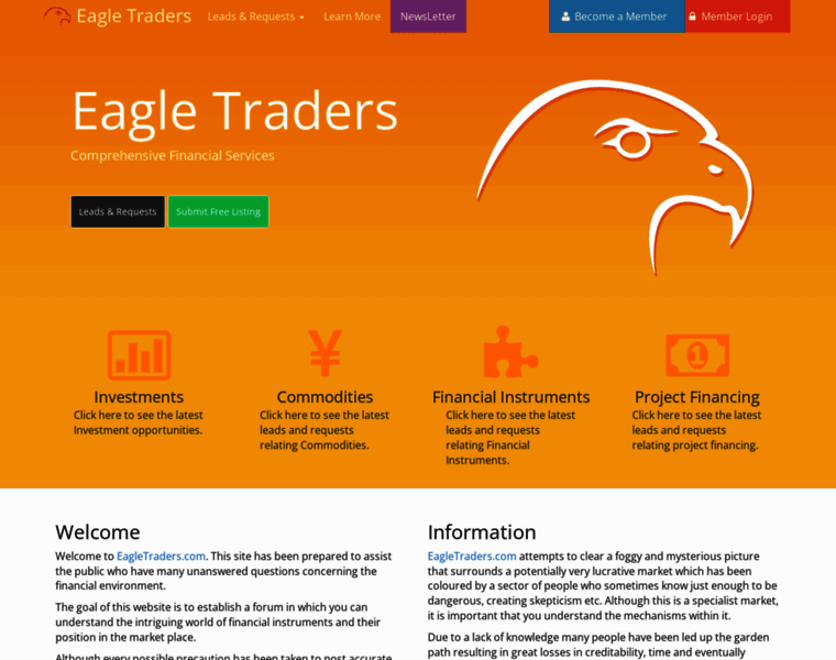 Eagletraders.com thumbnail
