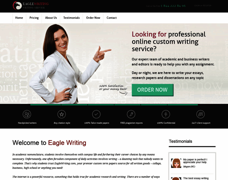 Eaglewriting.com thumbnail