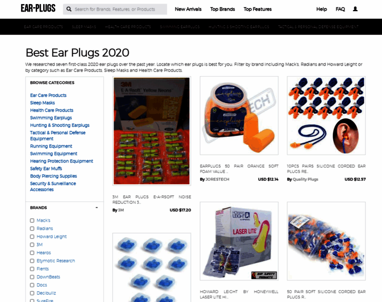 Ear-plugs.org thumbnail