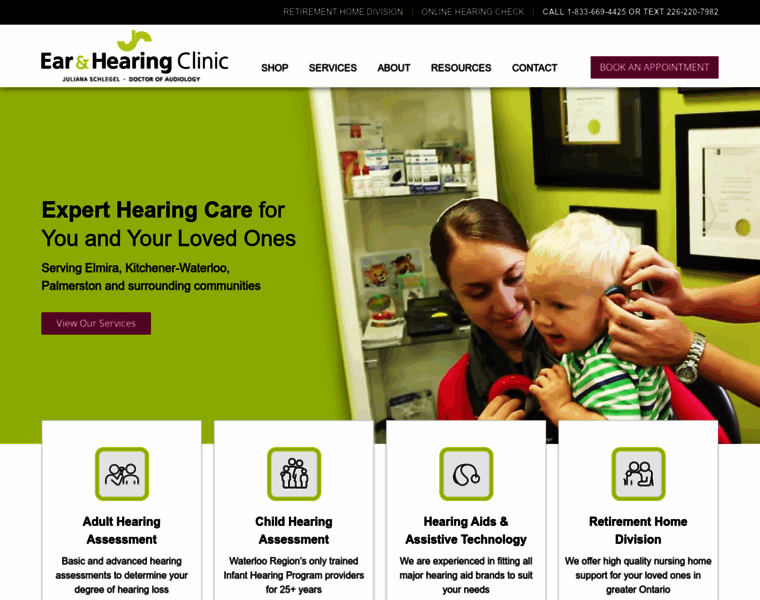 Earandhearingclinic.com thumbnail