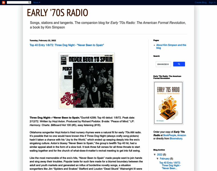Early70sradio.com thumbnail