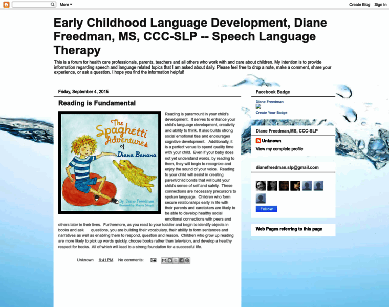 Earlychildhoodlanguagedevelopment.blogspot.com thumbnail