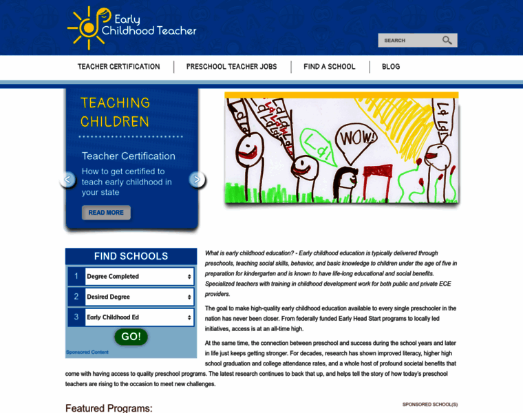 Earlychildhoodteacher.org thumbnail