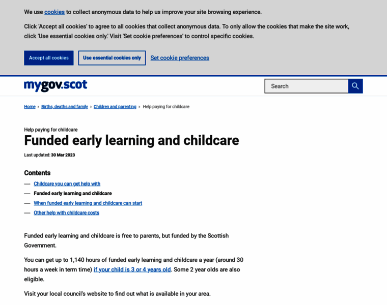 Earlylearningandchildcare.scot thumbnail