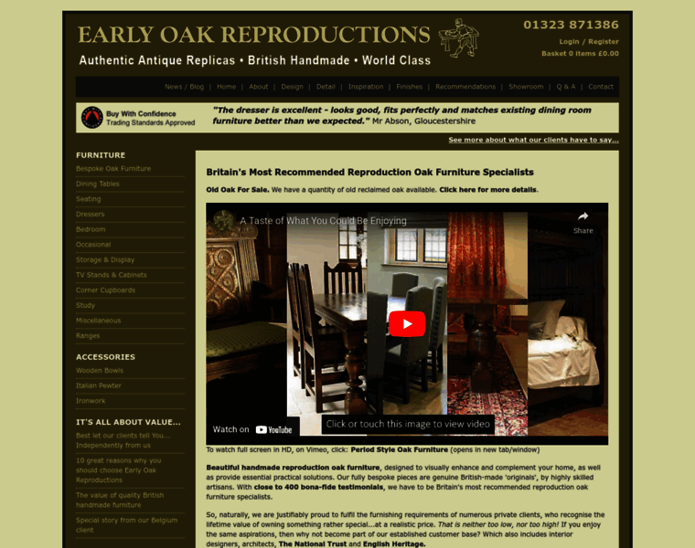 Earlyoakreproductions.co.uk thumbnail
