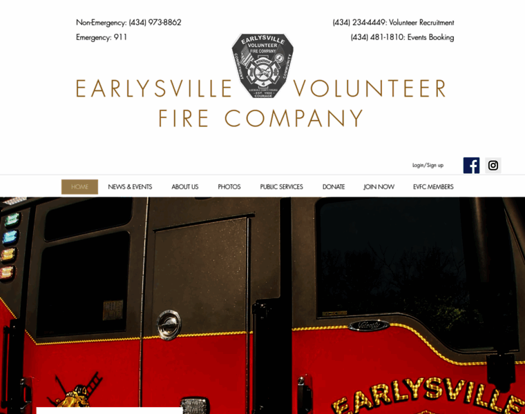Earlysvillefire.org thumbnail