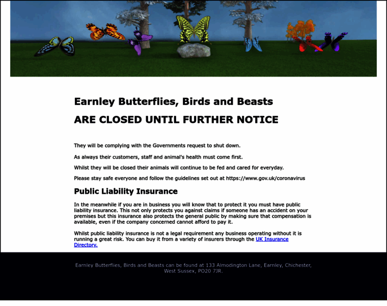 Earnleybutterfliesandgardens.co.uk thumbnail