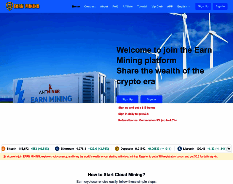 Earnmining.com thumbnail Earnmining.com thumbnail