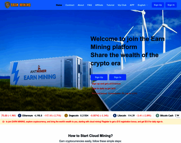 Earnmining.vip thumbnail Earnmining.vip thumbnail