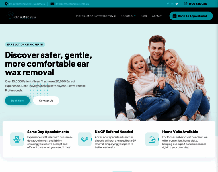 Earsuctionclinic.com.au thumbnail