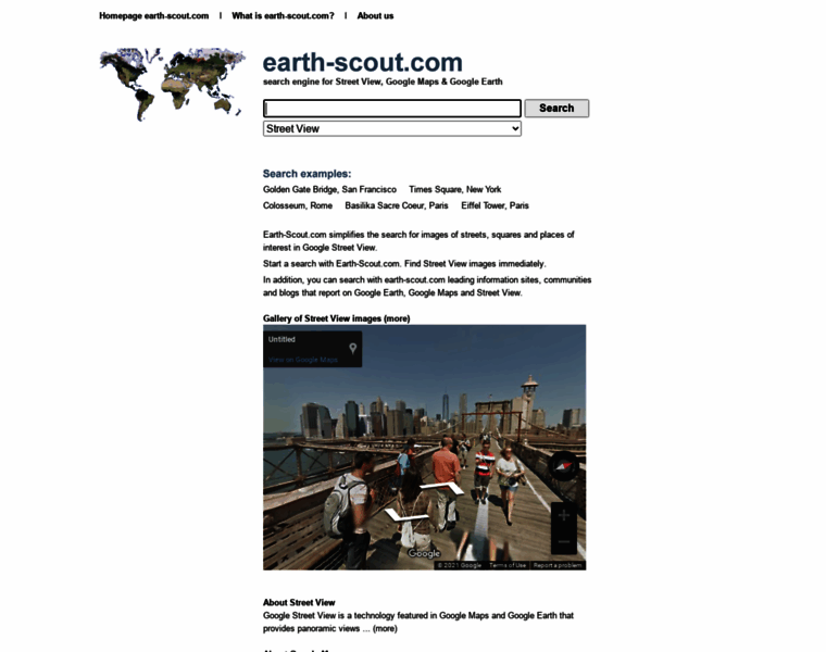 Earth-scout.com thumbnail
