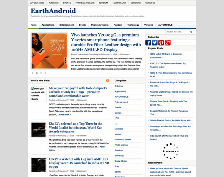 Earthandroid.com thumbnail