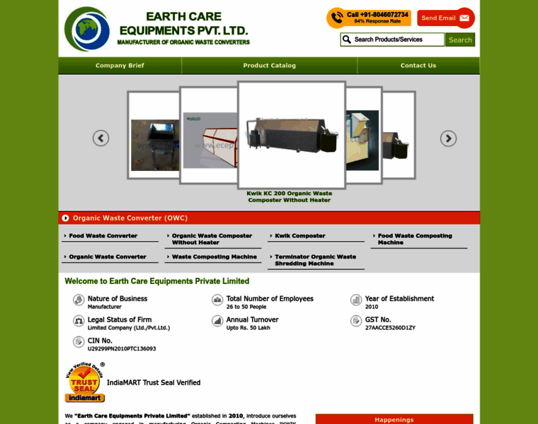 Earthcareequipments.com thumbnail