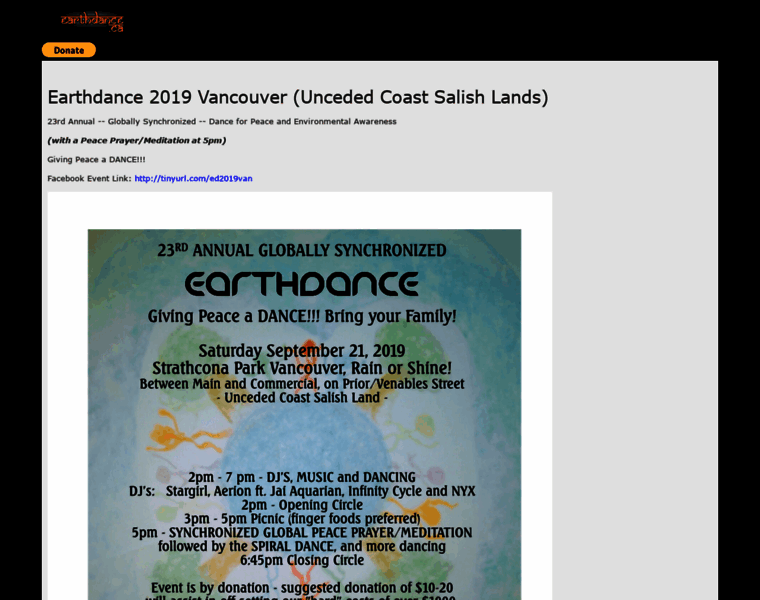 Earthdance.ca thumbnail