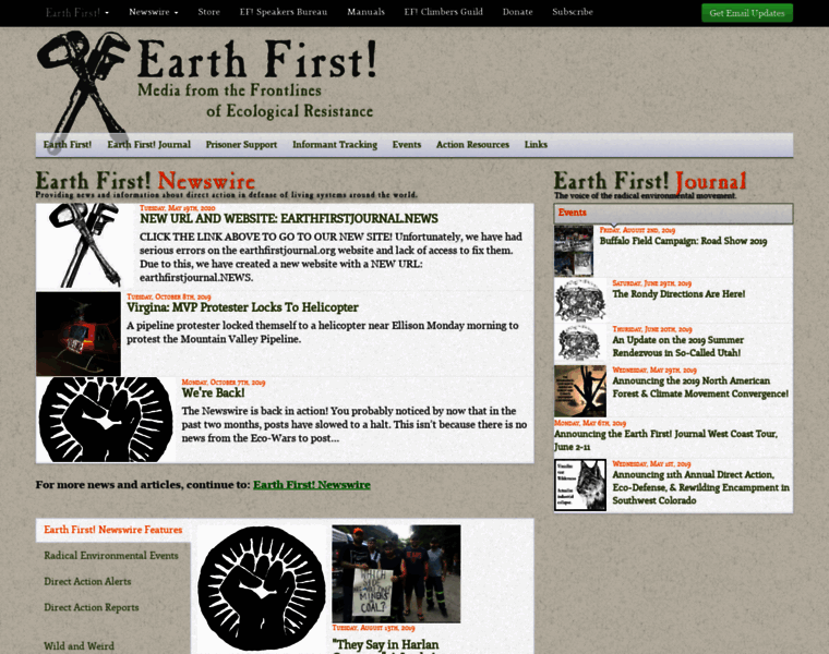 Earthfirstjournal.org thumbnail