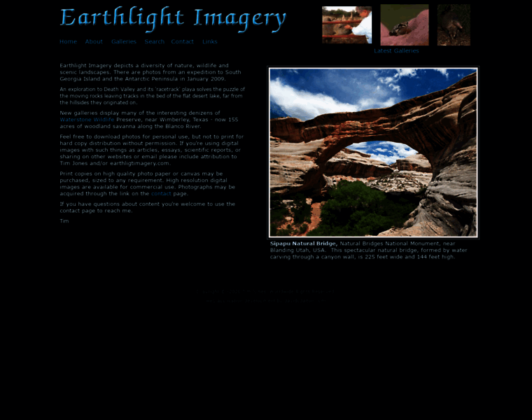 Earthlightimagery.com thumbnail