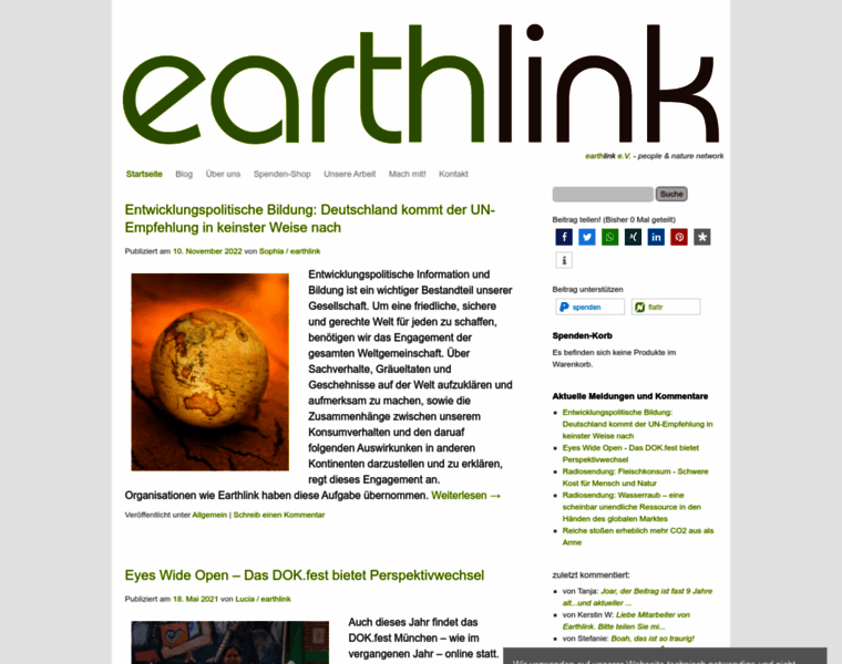 Earthlink.de thumbnail