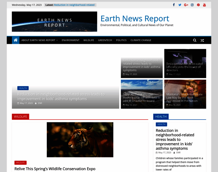 Earthnewsreport.com thumbnail