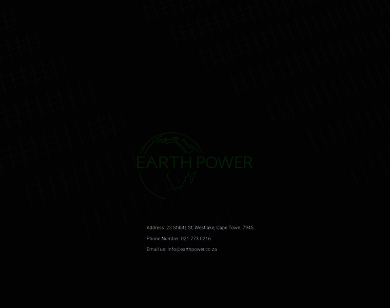 Earthpower.co.za thumbnail