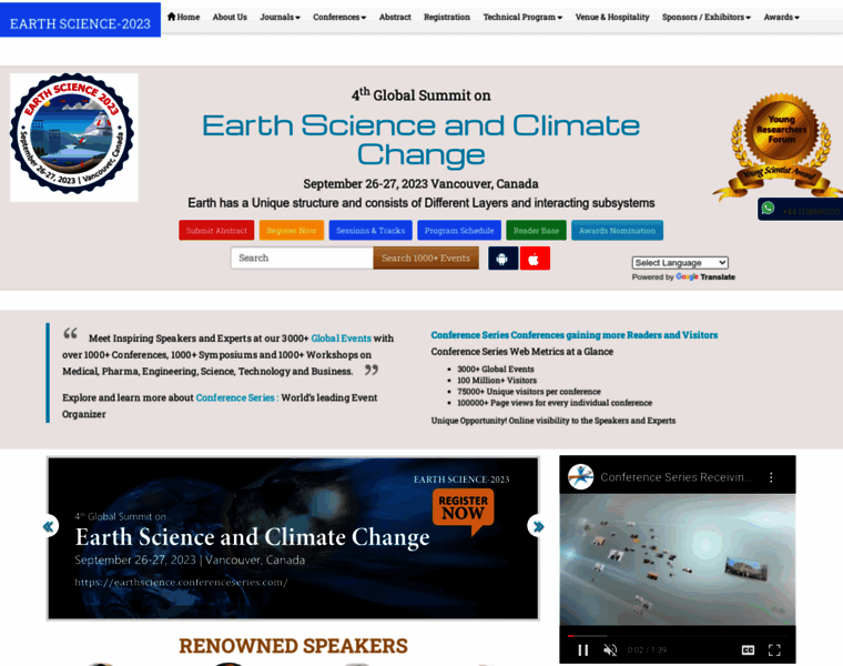 Earthscience.conferenceseries.com thumbnail