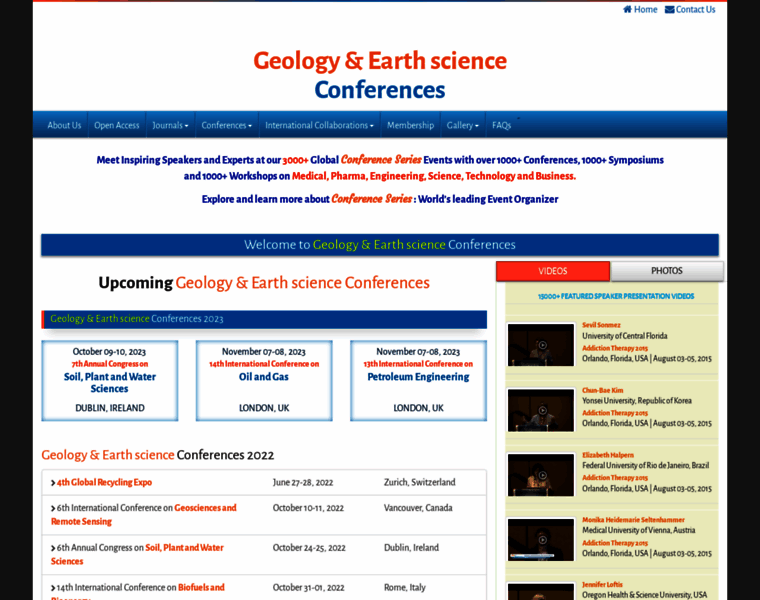 Earthscienceconferences.com thumbnail