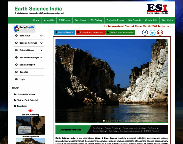Earthscienceindia.info thumbnail