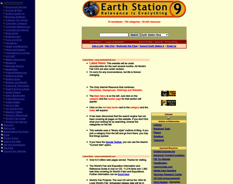 Earthstation9.com thumbnail